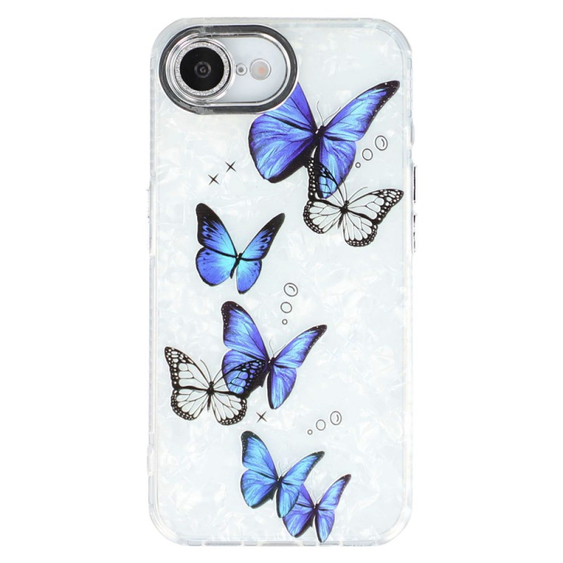 iPhone Cover 17E / 16E Hybrid Schmetterlinge