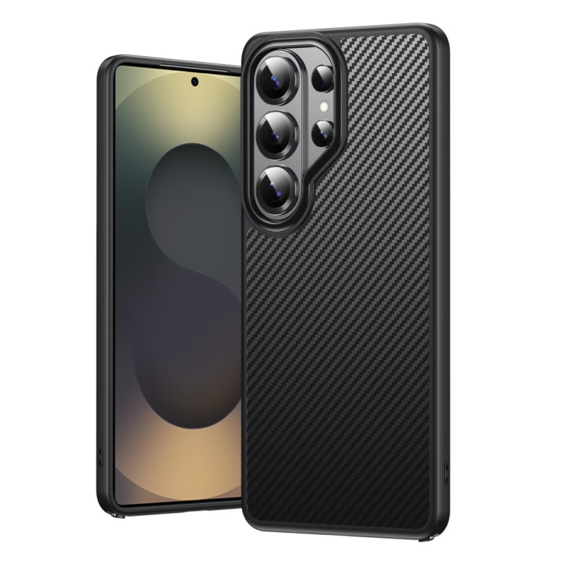 Coque Samsung Galaxy S26 Ultra MagnétiqueTexture Fibre de Carbone