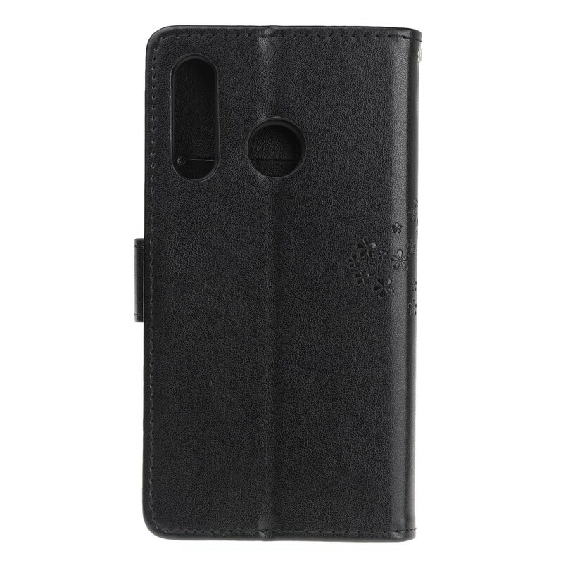 Huawei P Smart Z Hülle Baum und Eulen mit Riemen