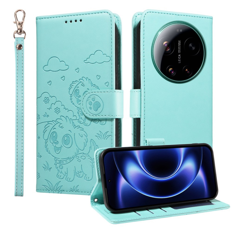 HülleXiaomi 17 Ultra Hundemotiv (RFID-Schutz)