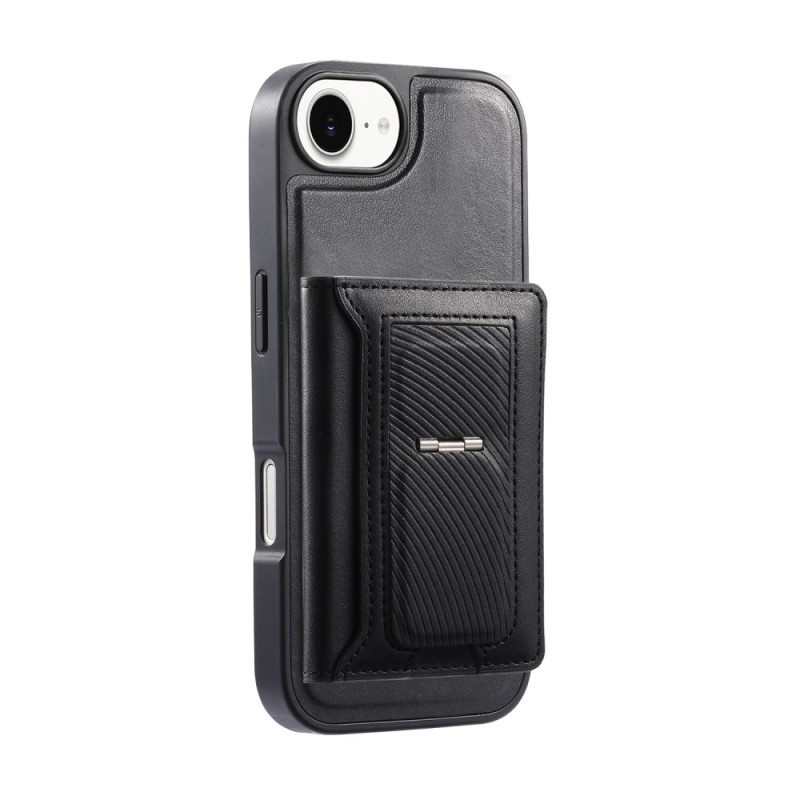 Coque iPhone 17e / 16e Magnétique avec Porte-Cartes Détachable et Support