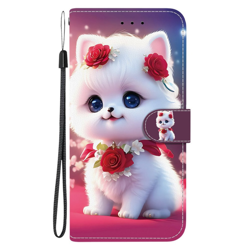 iPhone 17E / 16E Hülle Katze und Rosen