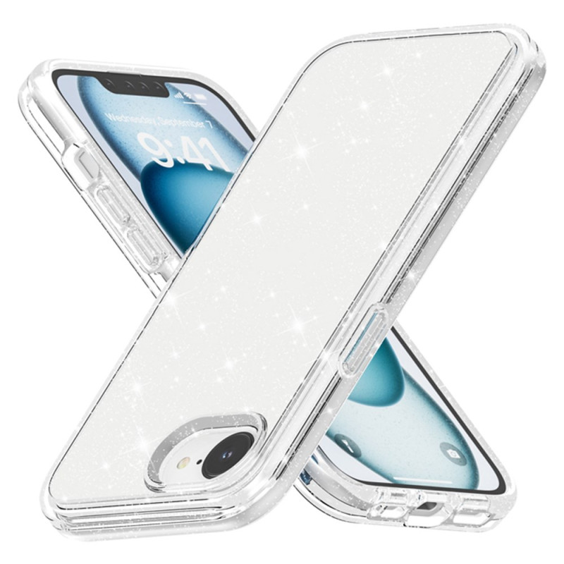 iPhone Cover 17E / 16E Transluzent Glitter