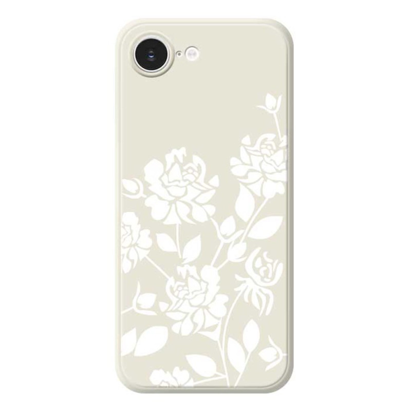 iPhone Cover 17E / 16E mit geraden Kanten und Blumenmuster