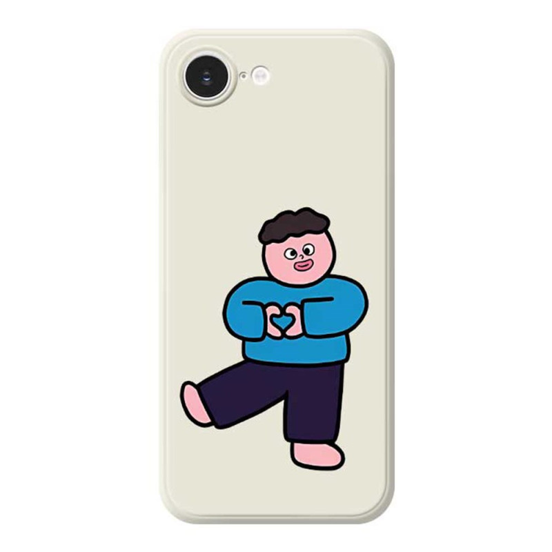 iPhone 17E / 16E Hülle mit geraden Kanten Love Boy