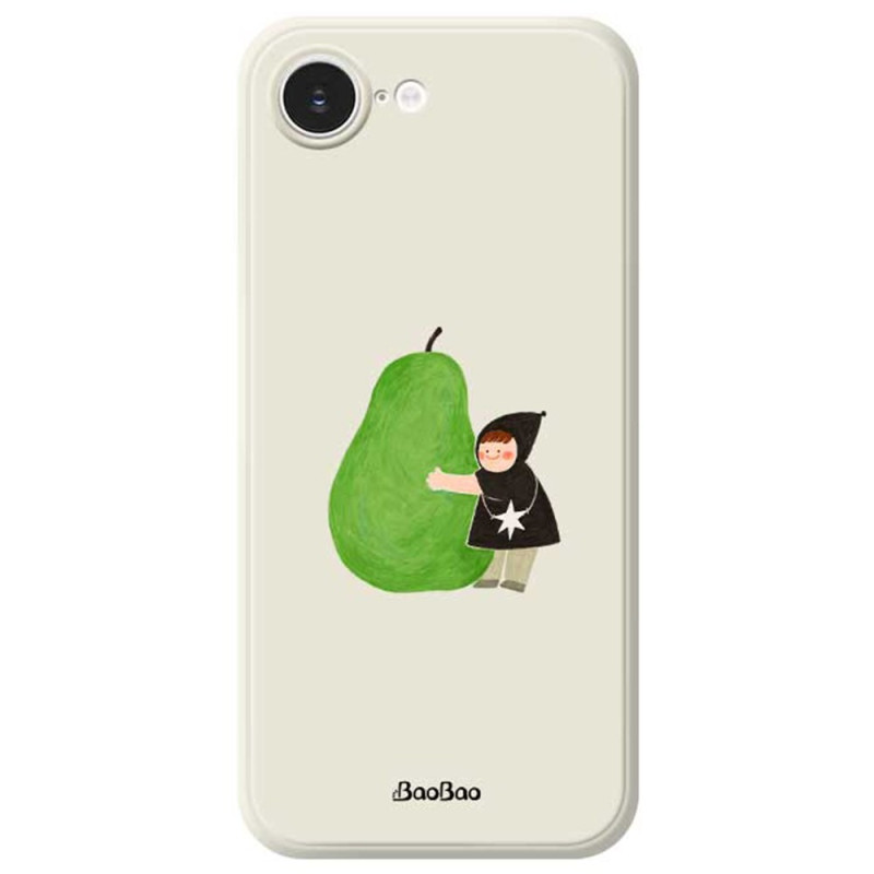 iPhone Cover 17E / 16E Gerader Rand Birne Grün