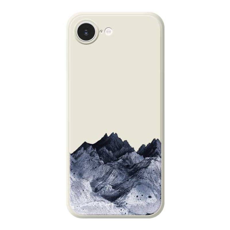 iPhone Cover 17E / 16E Rechter Rand Montagne Noire