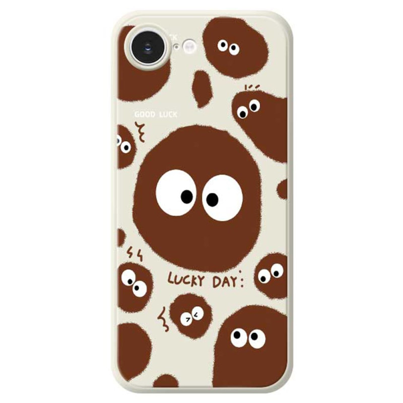 iPhone Cover 17E / 16E Gerade Kante Puppe mit großen Augen