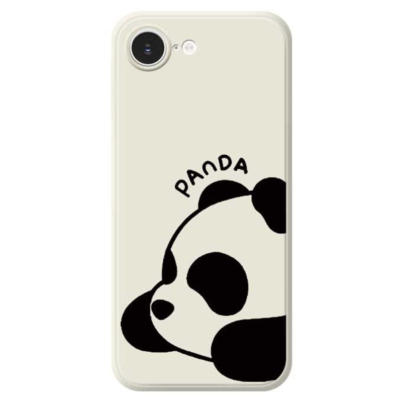 iPhone Cover 17E / 16E Gerader Rand Panda Grafik