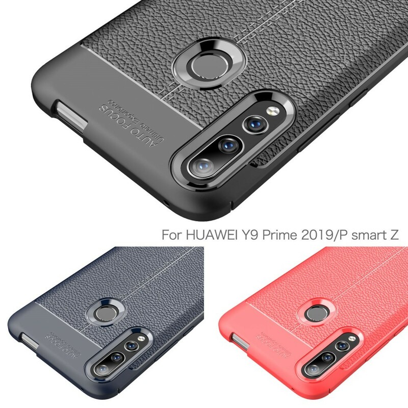 Huawei P Smart Z Cover Leder Effekt Litschi Double Line