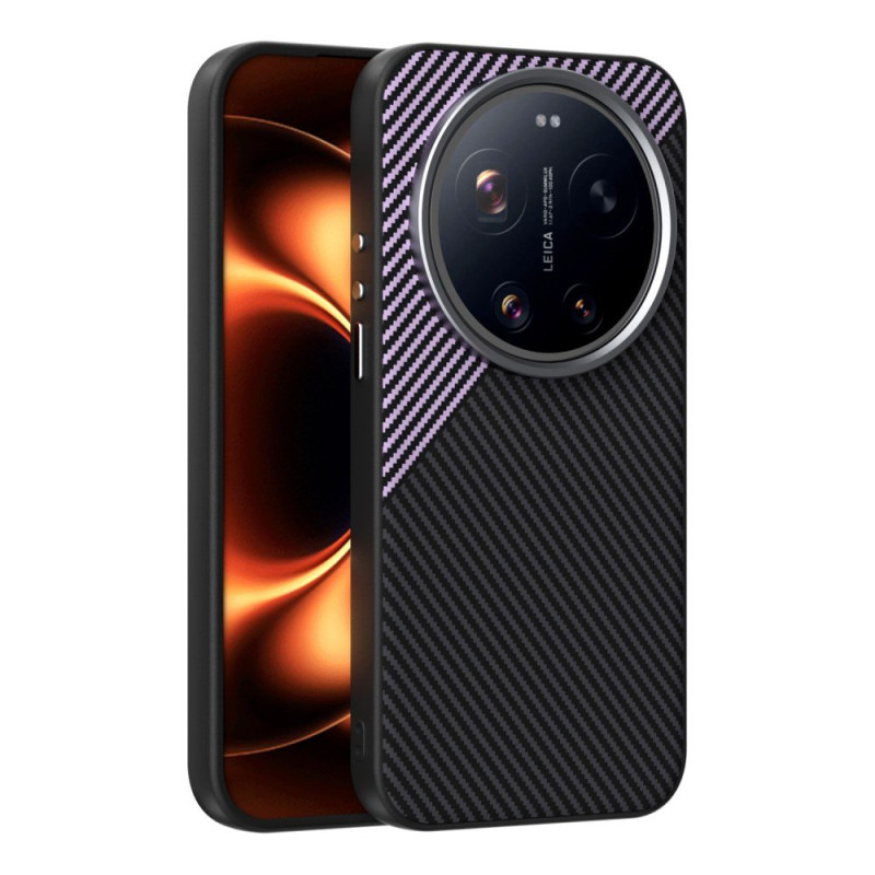 Hülle Xiaomi 17 Ultra 5G Magnetisch Kohlefaser Textur