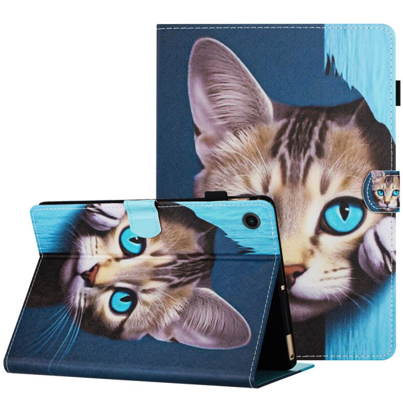 Lenovo Tab M10 (Gen 3) TB-328FU/TB-328XU Hülle Katze Blau