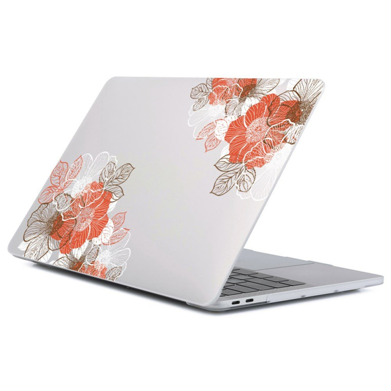 MacBook Air 13'' (2026) / (2025) / (2024) / (2022) Schutzhülle Blumen Rot
