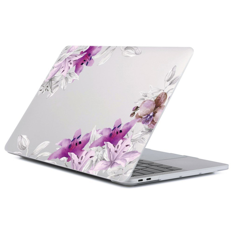 MacBook Air 13'' (2026) / (2025) / (2024) / (2022) Hülle Blumen Violett