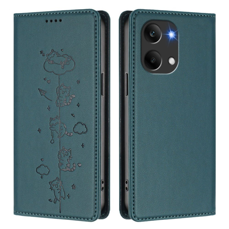 Flip Cover Poco X8 Pro Motif Chat