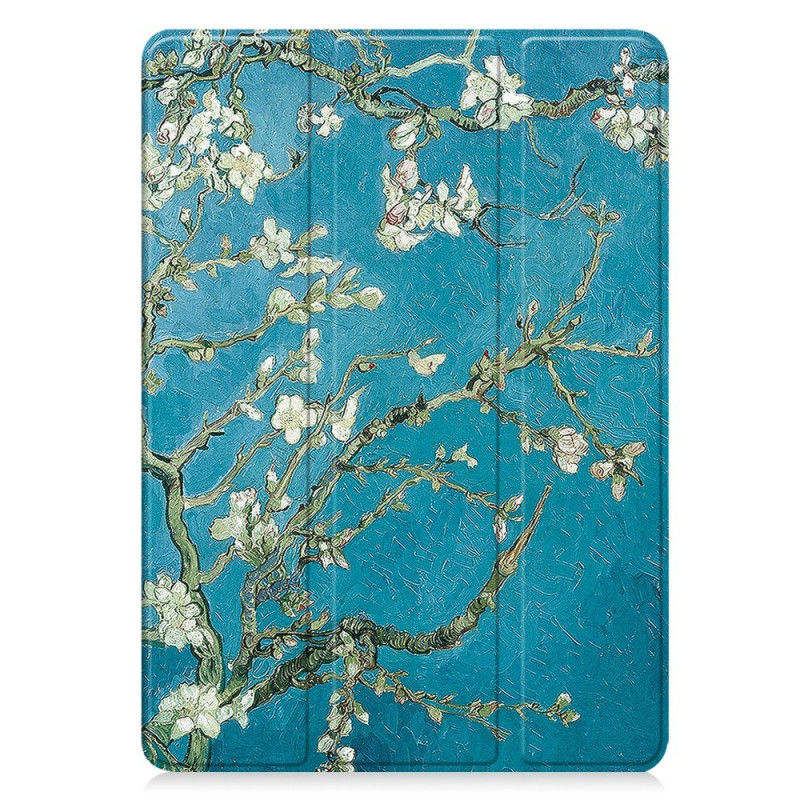 Smart Case Samsung Galaxy Tab A11 Plus / A9 Plus Stifthalter Aprikosenblüten