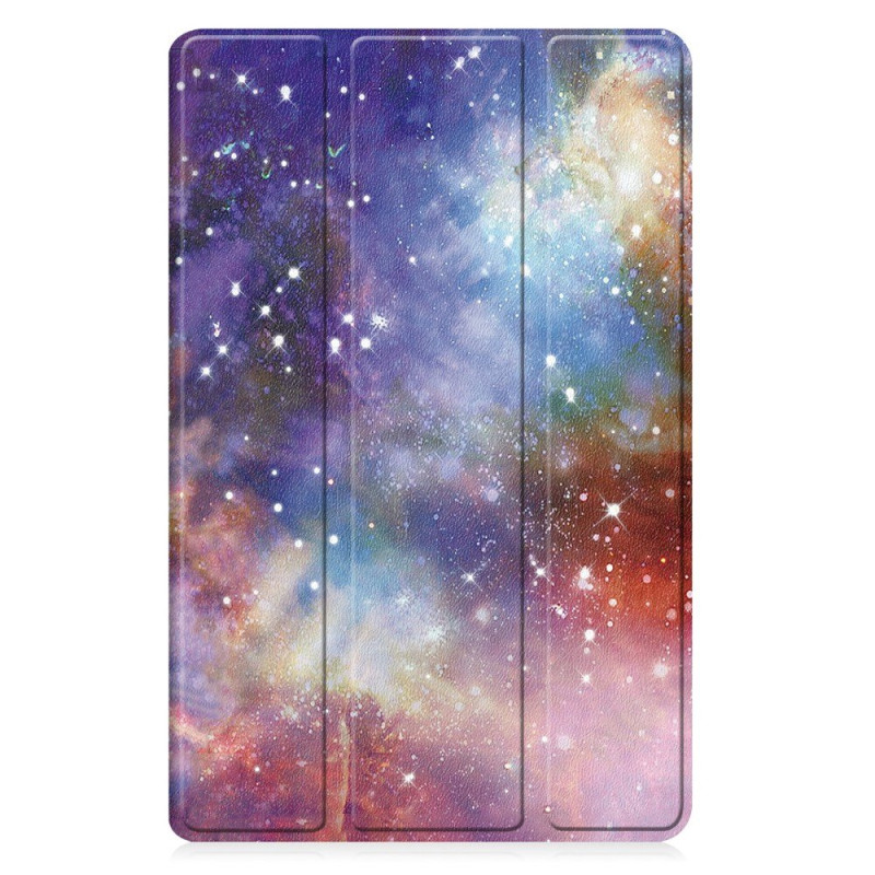 Smart Case Samsung Galaxy Tab A11 Plus / A9 Plus Galaxy Print mit Halterung