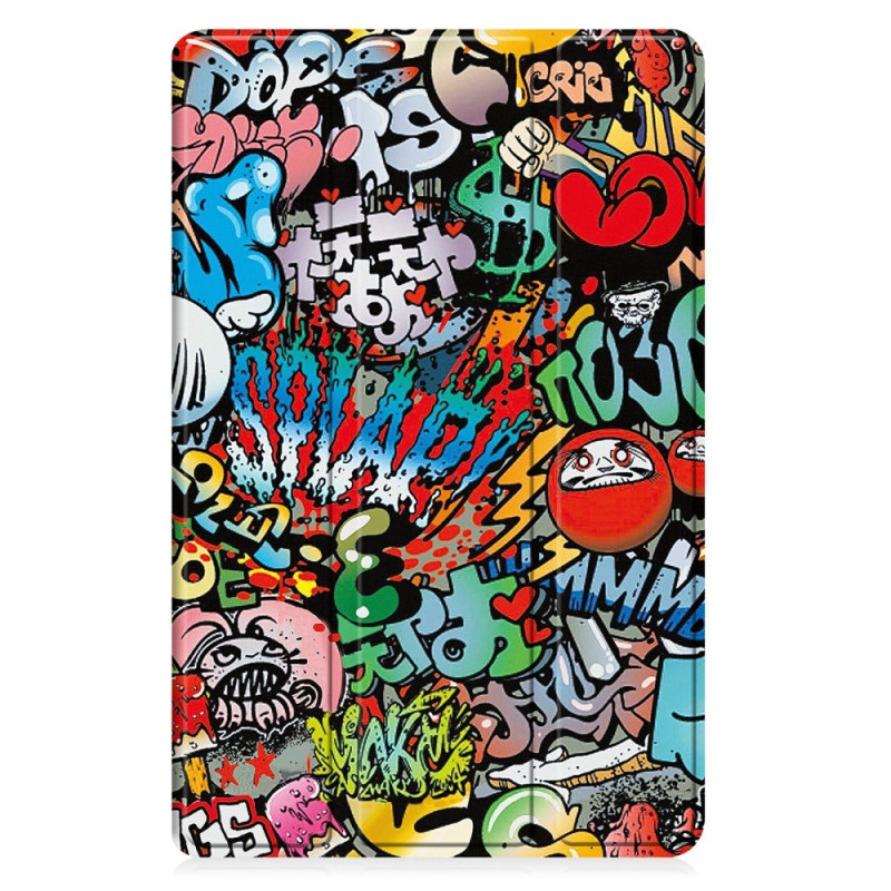 Smart Case Samsung Galaxy Tab A11 Plus / A9 Plus Graffiti-Muster