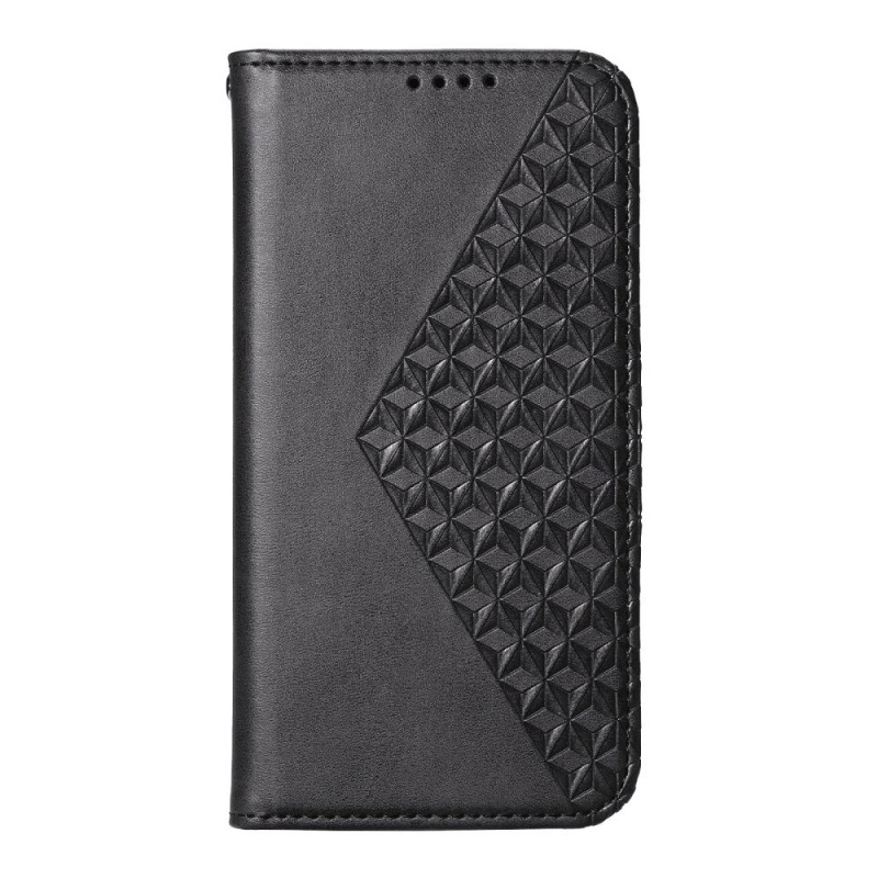 Flip Cover Poco X8 Pro 5G Rautenmuster mit Riemen