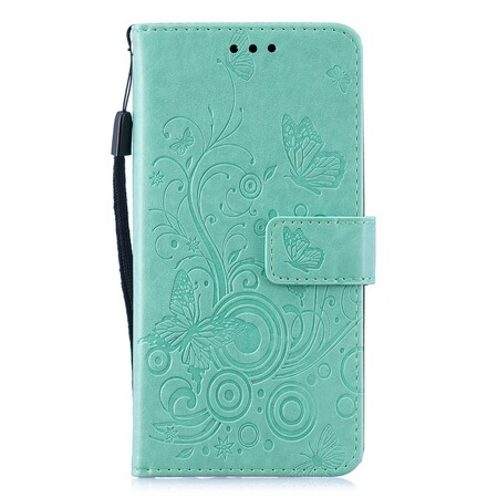 Samsung Galaxy A40 Hülle Schmetterlinge im Wirbelwind