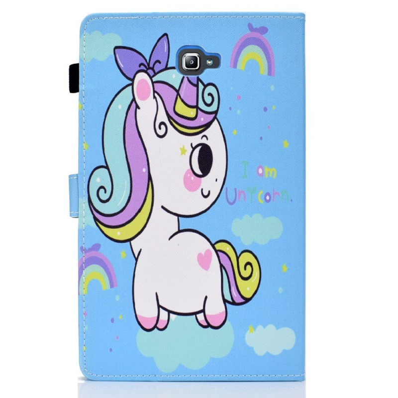 Hülle Samsung Galaxy Tab A 10.1 (2016) Einhorn Regenbogen