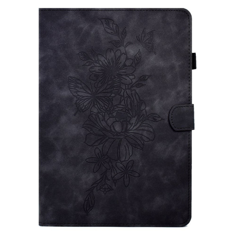 Hülle Samsung Galaxy Tab A 10.1 (2016) Schmetterlinge und Blumen