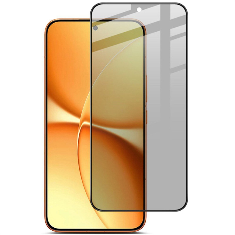 Anti-Espion Schutz aus gehärtetem Glas für das Display des Poco X8 Pro Max 5G (Entsperrung des Fingerabdrucks)