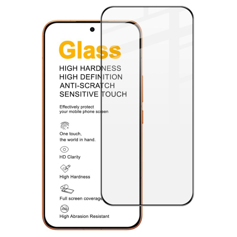 Vollständiger Schutz aus gehärtetem Glas für das Display des Poco X8 Pro Max 5G (Entsperrung durch Fingerabdruck)