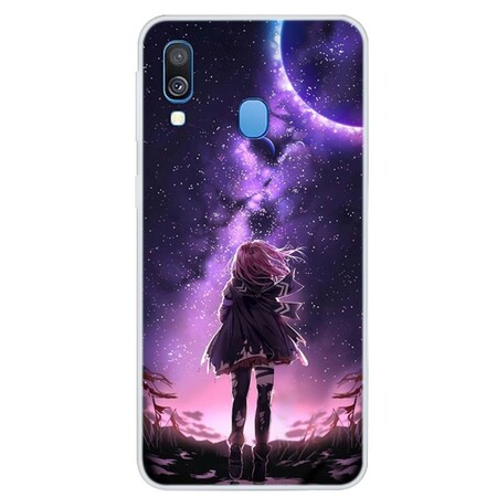 Samsung Galaxy A40 Hülle Magischer Vollmond