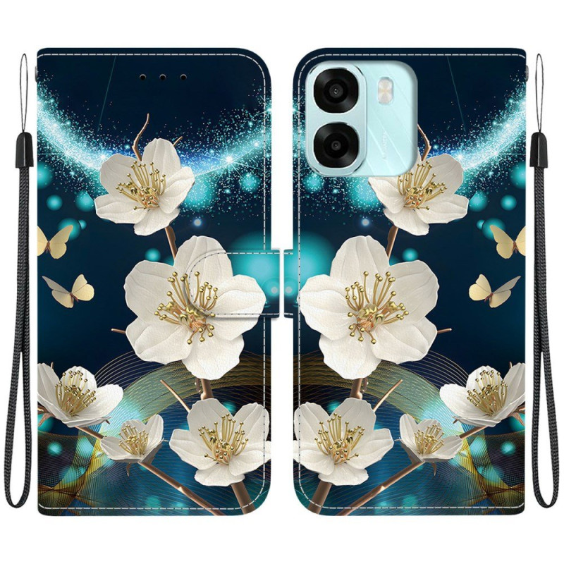 Oppo A6 5G / A6X 5G / 4G Magnolias Tasche