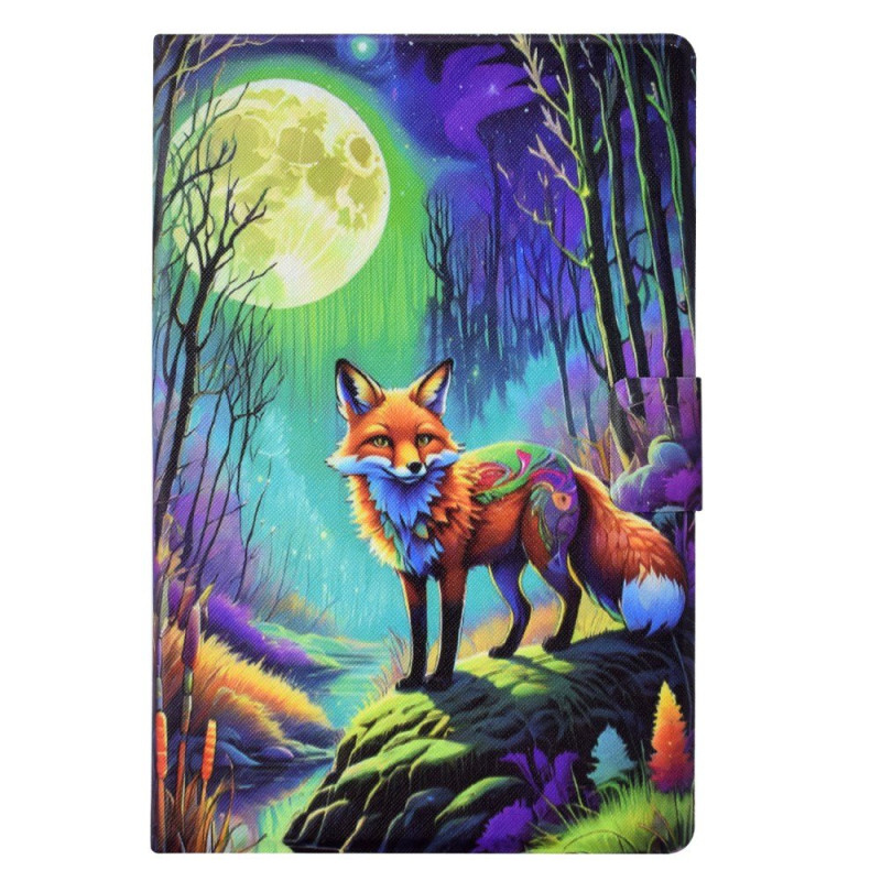 Xiaomi Redmi Pad 2 Fuchs im Mondschein Hülle