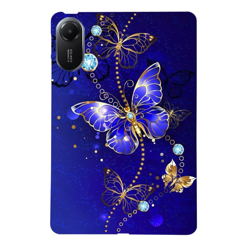 Xiaomi Redmi Pad 2 Cover Blaue Schmetterlinge
