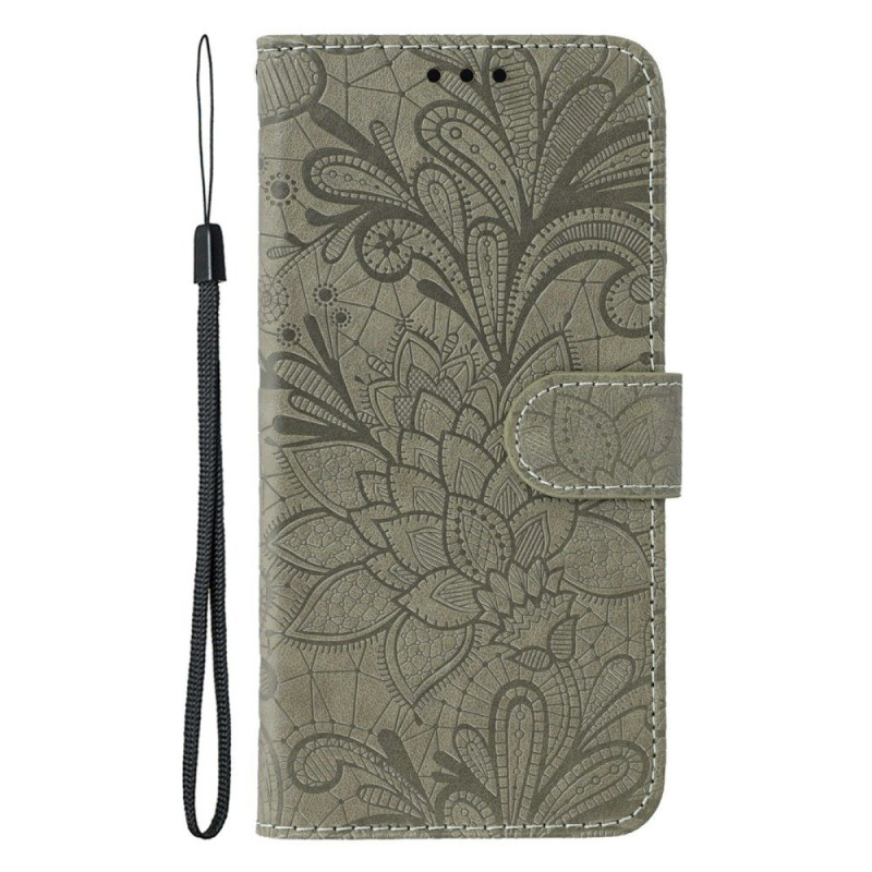Motorola Edge 60 Neo / 50 Neo Hülle Blumen Spitze