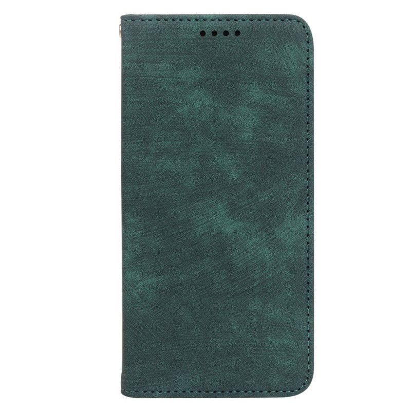 Flip Cover Motorola Edge 60 Neo / 50 Neo Vintage Wildleder-Effekt