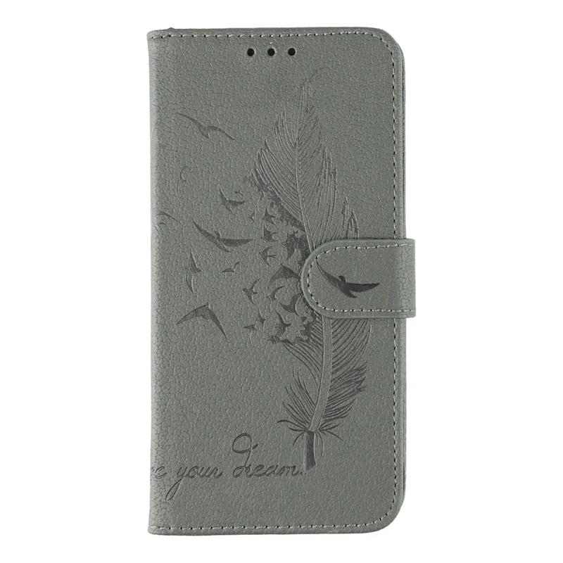 Motorola Edge 60 Neo / 50 Neo Hülle mit Federmotiv