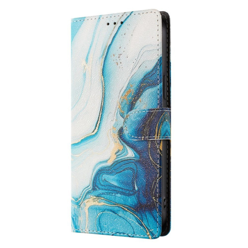 Xiaomi Redmi A7 Pro 4G Marmor Tasche Blau