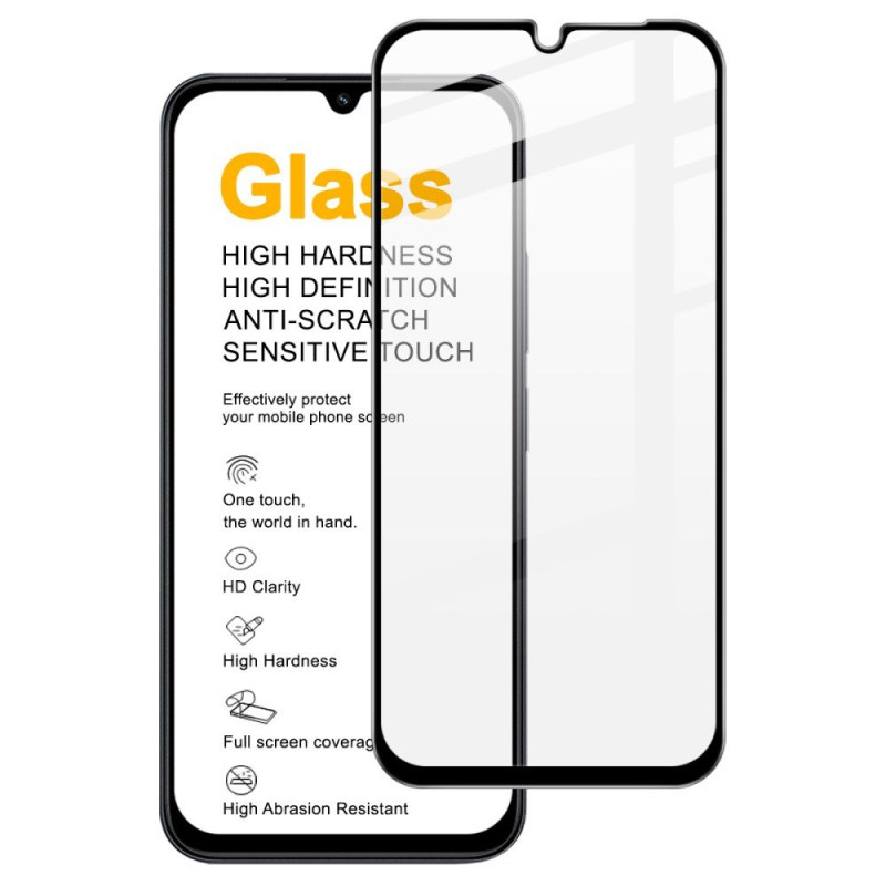 Vollständiger Schutz aus gehärtetem Glas für das Display des Xiaomi Redmi A7 Pro