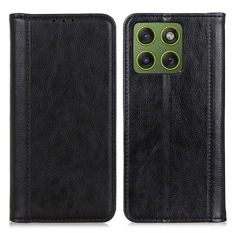 Motorola Edge 70 Schlitzlederhülle