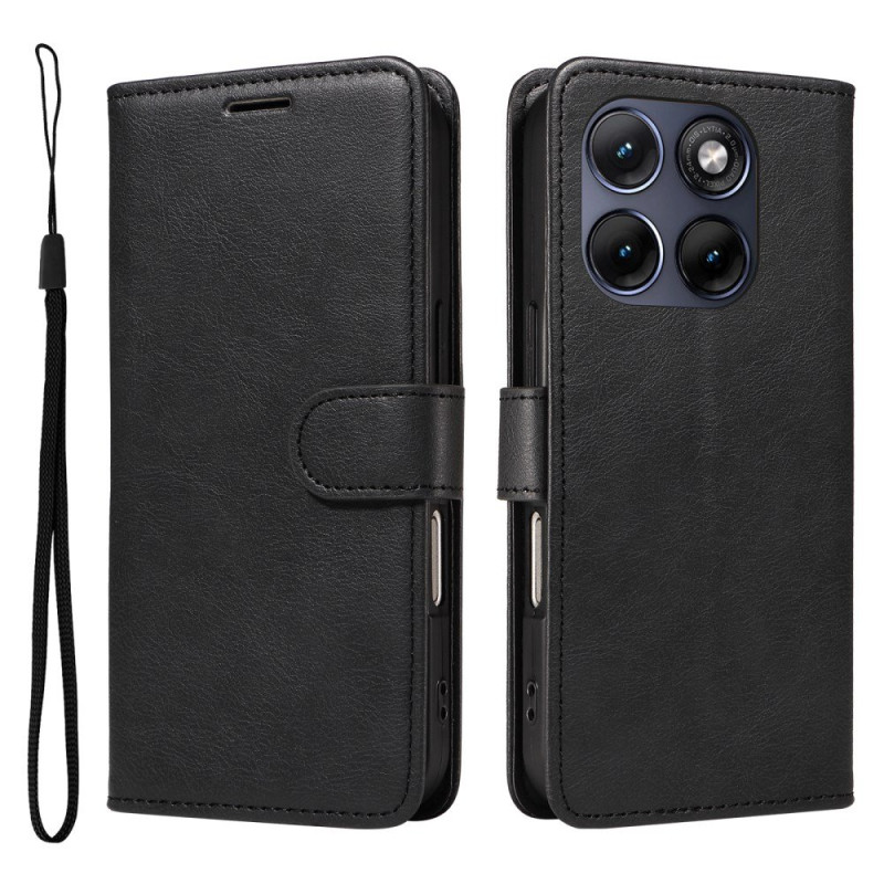 Hülle Motorola Edge 70 Fusion Lederoptik UNni