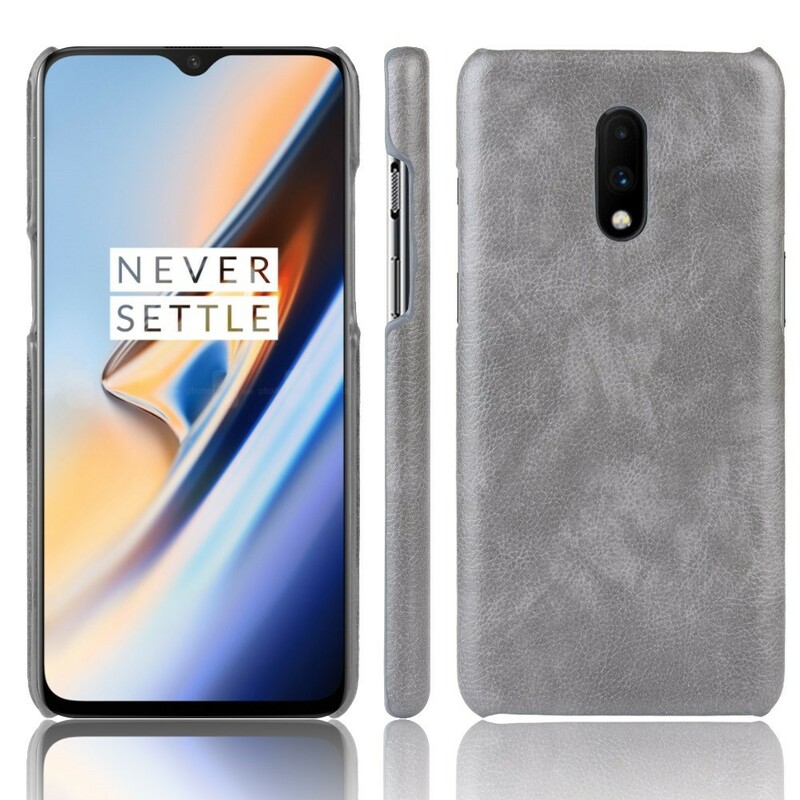 OnePlus 7 Hülle mit Litschi-Leder-Effekt Performance