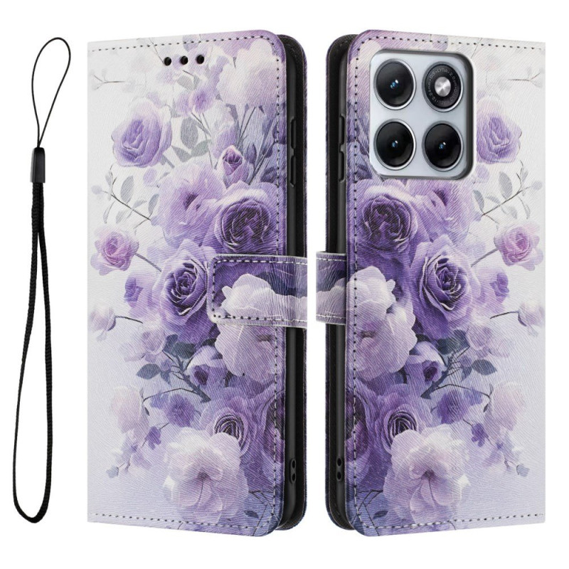 Motorola Edge 70 Fusion Hülle Violette Rosen