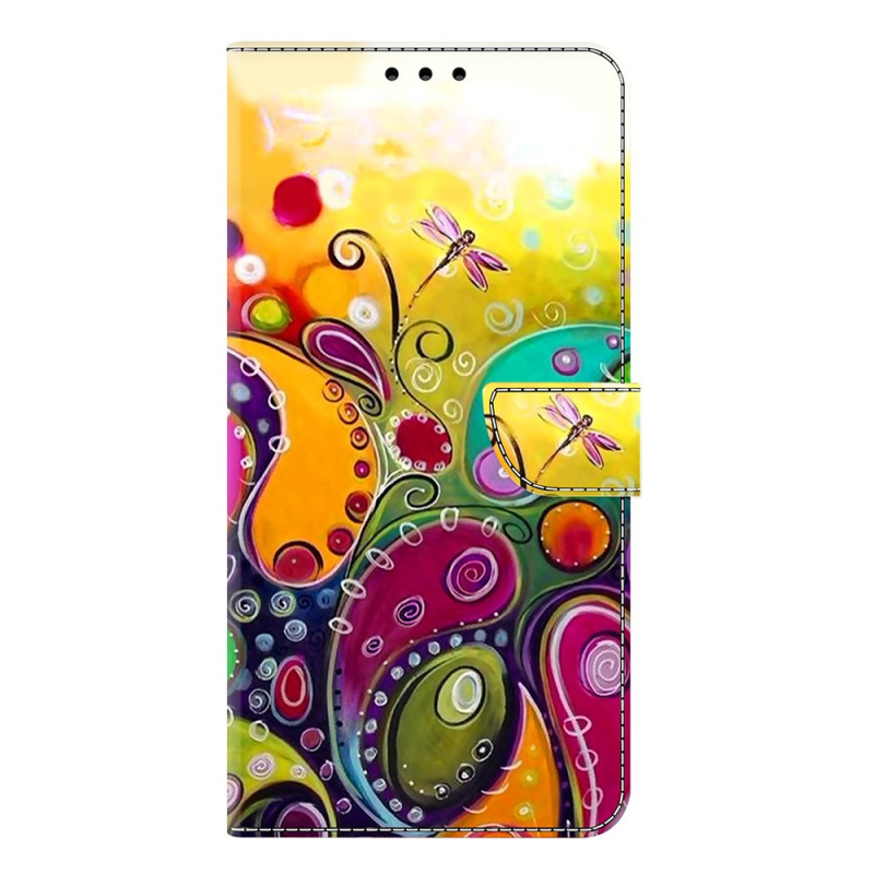 Motorola Edge 70 Fusion Blumen Farbige Hülle