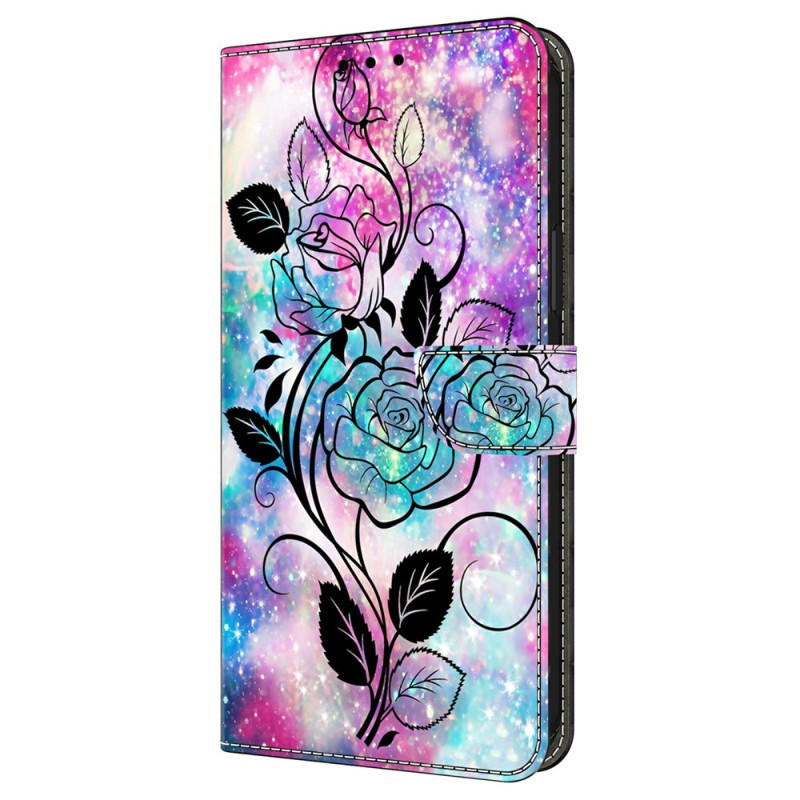 Hülle Moto G77 / G67 Dessin Roses