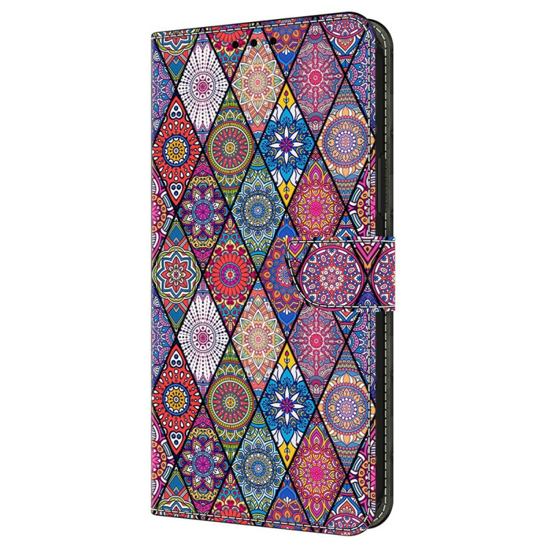 Hülle Moto G77 / G67 Patchwork