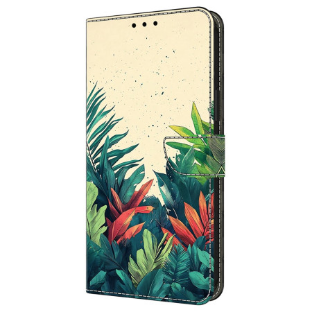 Hülle Moto G77 / G67 Blätter