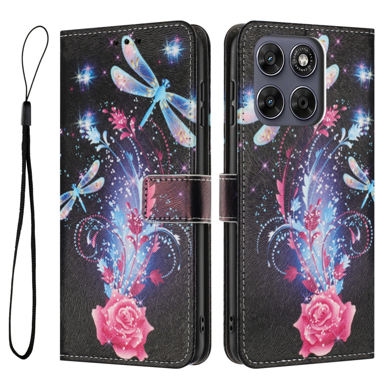 Hülle Moto G77 / G67 Libellen