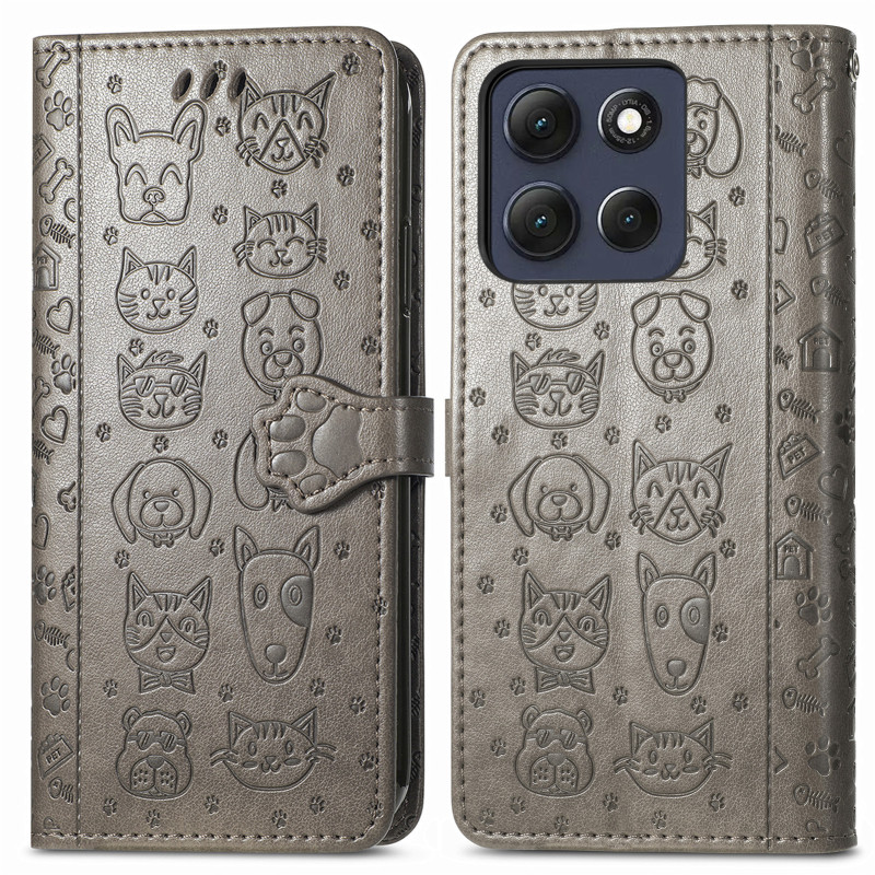 Hülle Moto G77 / G67 Animierte Tiere