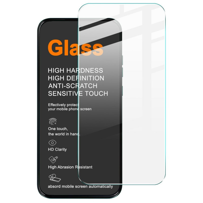 Schutz aus gehärtetem Glas für das Display des Moto G77 / G67 (Entsperrung durch Fingerabdruck)
