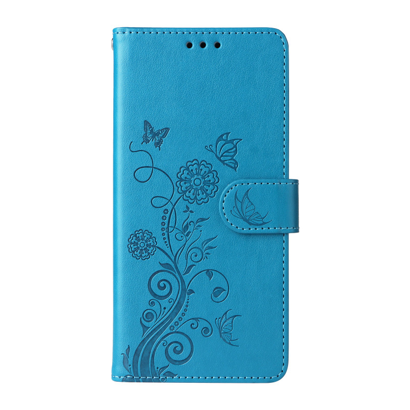 Hülle Honor 600 / 600 Pro Blumen und Schmetterlinge