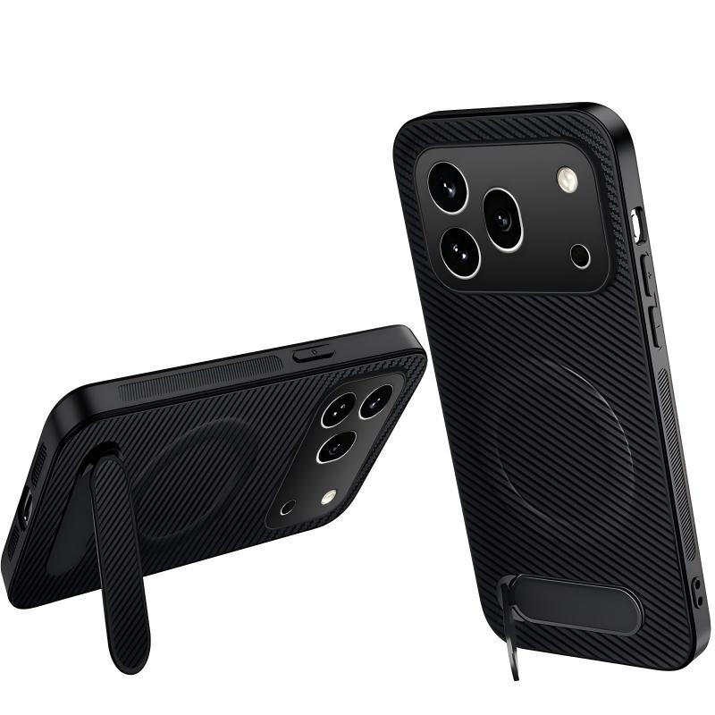 Honor 600 Pro Kohlefaser Cover mit Halterung